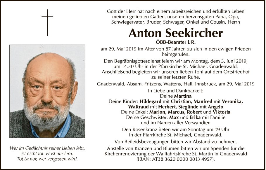 Parte Seekircher Anton